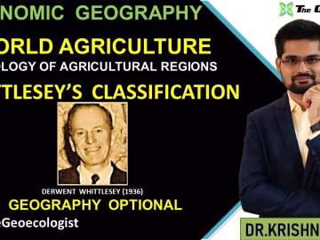 World Agriculture Typology of Agricultural Regions-Whittlesey Classification - UPSC