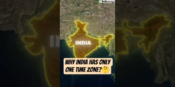 why India has only one time zone ? #timezone #india #shorts