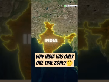 why India has only one time zone ? #timezone #india #shorts
